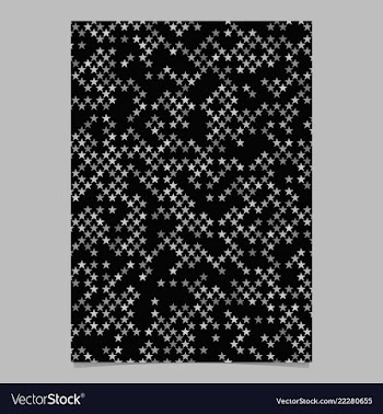 Abstract star pattern brochure background vector image