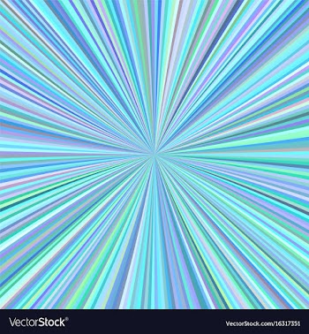 Abstract starburst background from radial stripes vector image