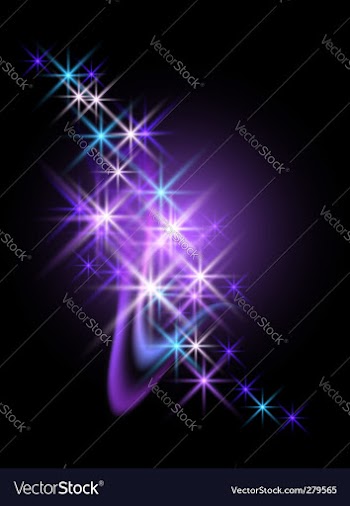 Abstract starlight design vector image