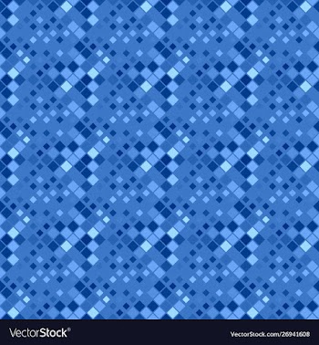 Abstract steel blue diagonal square pattern vector image