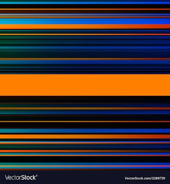 Abstract striped blue brown and orange background vector image