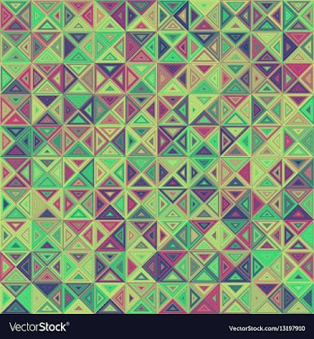 Abstract striped triangle mosaic background design vector image