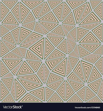 Abstract striped triangle puzzle background design vector image
