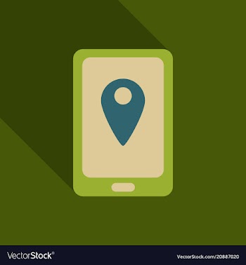 Abstract style modern and vintage mobile gadgets vector image