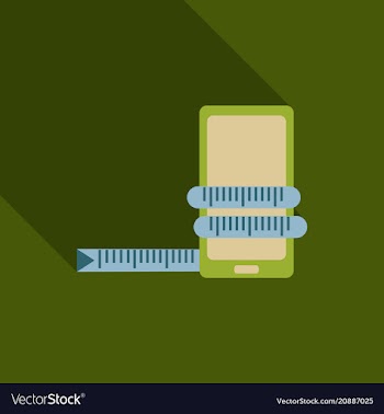 Abstract style modern and vintage mobile gadgets vector image