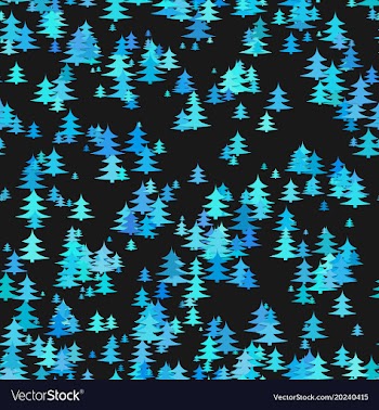 Abstract stylized chaotic pine tree background vector image