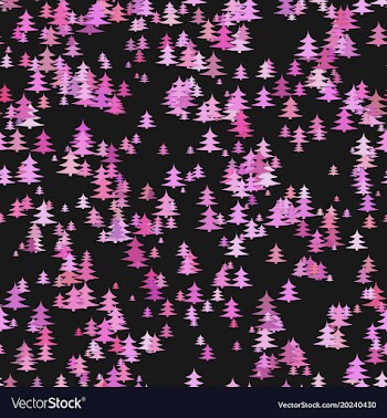 Abstract stylized chaotic pine tree background vector image