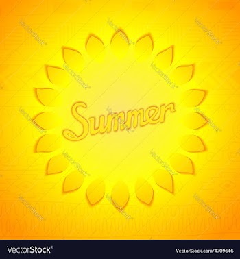 Abstract summer design vector image