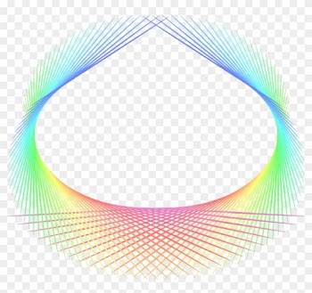 Abstract Sun 2 48 Rays Clipart Large Size Car Pictures - Frame Rainbow Vector Png