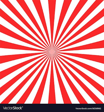 Abstract sun burst background from radial stripes vector image