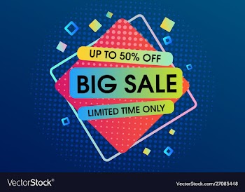 Abstract super sale design vector image