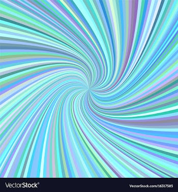Abstract swirl background from rotated rays vector image