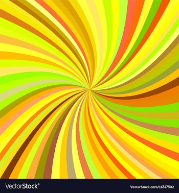 Abstract swirl background from spiral rays vector image