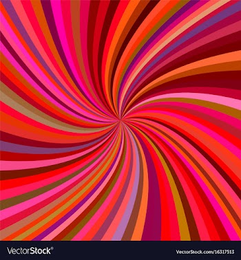 Abstract swirl background from spiral rays vector image