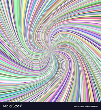 Abstract swirl background from spiral rays vector image