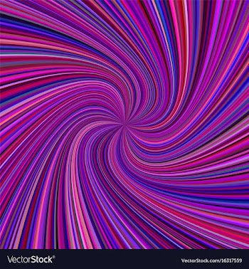 Abstract swirl background from spiral rays vector image