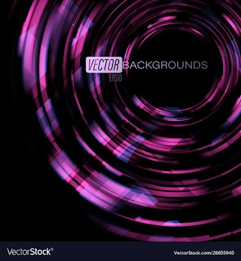Abstract swirl purple shapes colors vector image