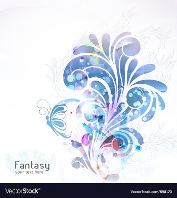 Abstract swirls background vector image