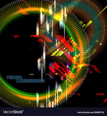 abstract tech colors motion