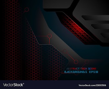Abstract tech scene vector image