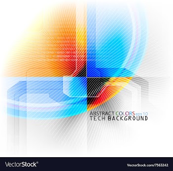 Abstract technical vector image