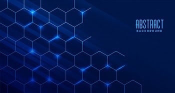 Abstract technology background with molecular structure Free Vector