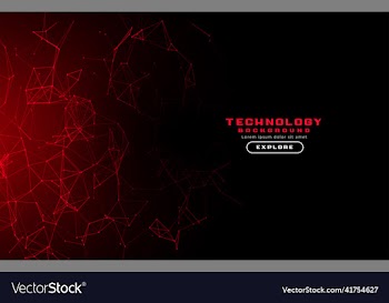 abstract technology background with red lights