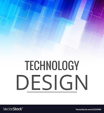 Abstract technology digital hi tech hexagons vector image
