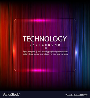 Abstract technology digital hi tech hexagons vector image