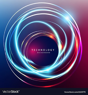 Abstract technology digital hi tech hexagons vector image