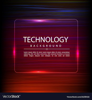 Abstract technology digital hi tech hexagons vector image