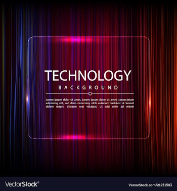 Abstract technology digital hi tech hexagons vector image