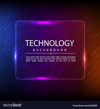 Abstract technology digital hi tech hexagons vector image