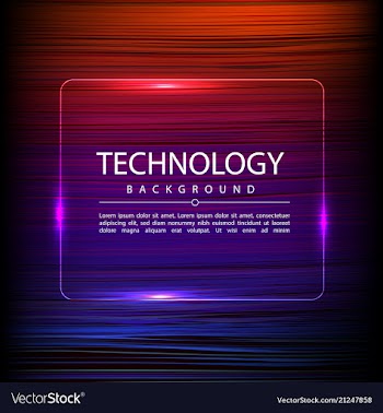 Abstract technology digital hi tech hexagons vector image