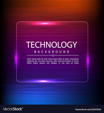 Abstract technology digital hi tech hexagons vector image