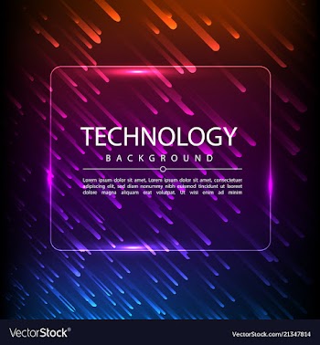 Abstract technology digital hi tech hexagons vector image