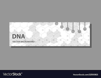 Abstract technology science concept dna vector image