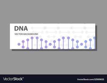 Abstract technology science concept dna vector image