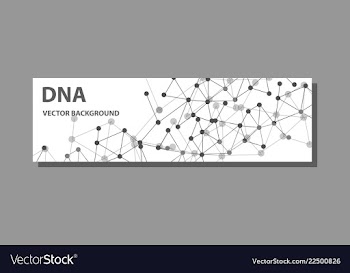 Abstract technology science concept dna vector image