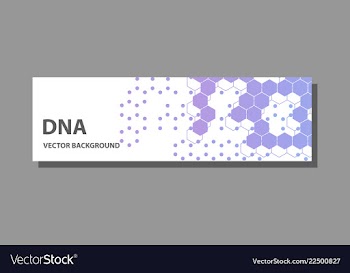 Abstract technology science concept dna vector image
