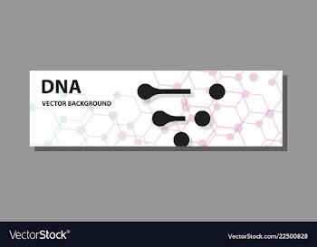 Abstract technology science concept dna vector image