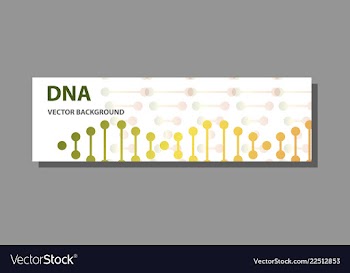Abstract technology science concept dna vector image