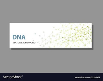 Abstract technology science concept dna vector image