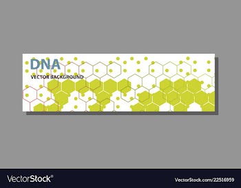 Abstract technology science concept dna vector image