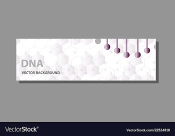 Abstract technology science concept dna vector image