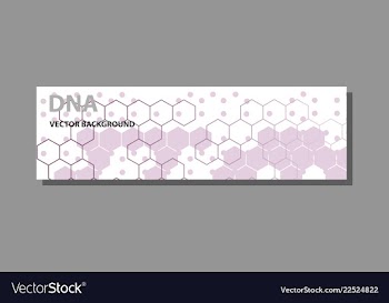 Abstract technology science concept dna vector image