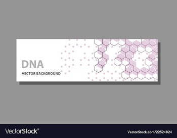 Abstract technology science concept dna vector image