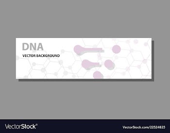 Abstract technology science concept dna vector image