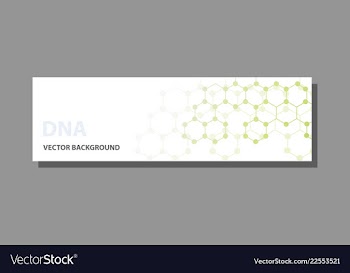 Abstract technology science concept dna vector image