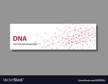 Abstract technology science concept dna vector image